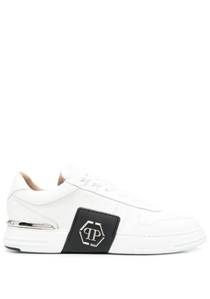 Philipp Plein hexagonal low-top sneakers - White