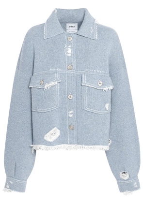 Barrie fringed denim jacket - Blue