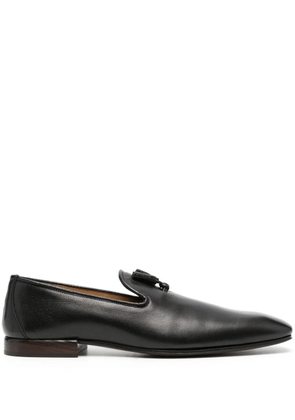 TOM FORD tassel-detail leather loafers - Black