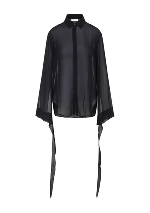 The Frankie Shop tie-sleeve top - Black