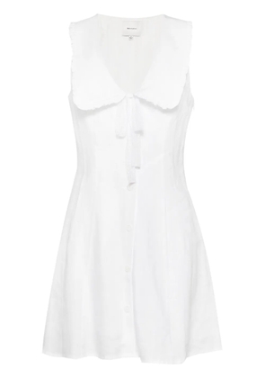 Reformation Soraya linen dress - White