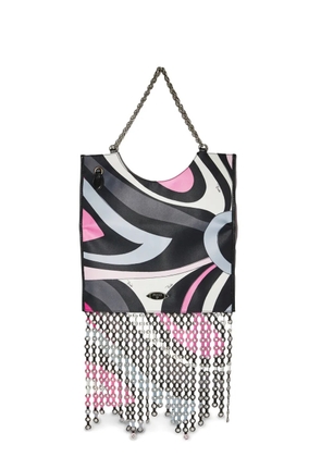 PUCCI Marmo-print folded shoulder bag - Black