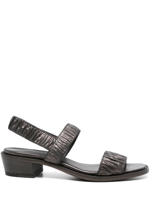 Pantanetti metallic sandals - Grey
