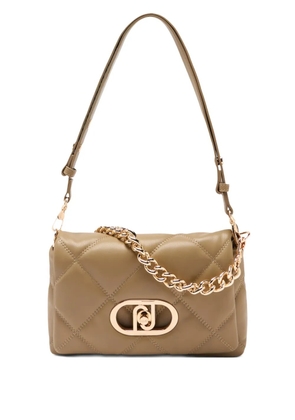 LIU JO LaPuffy quilted metal shoulder bag - Neutrals