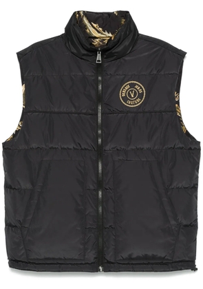 Versace Jeans Couture reversible gilet - Black