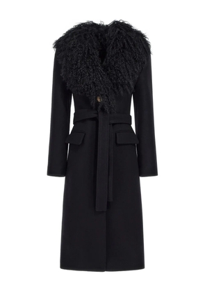 Roberto Cavalli single-breasted coat - Black