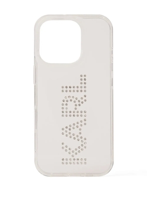 Karl Lagerfeld logo iPhone 16 Pro case - White