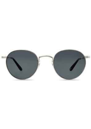 Garrett Leight round-frame sunglasses - Silver