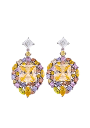 Juwelina Paris Dahlia earrings - Yellow