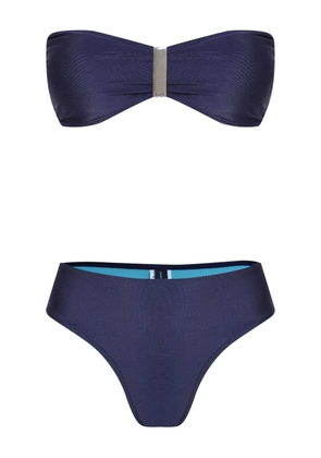 Lygia & Nanny bandeau-detail bikini - Blue
