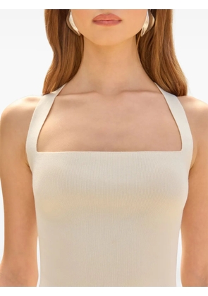 Cult Gaia Crawford knitted top - White