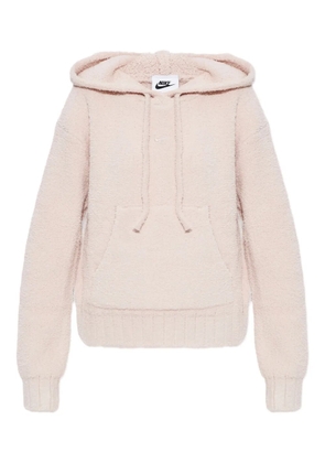 Nike Phoenix bouclé hoodie - Pink