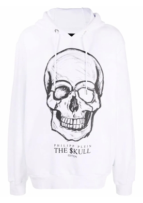 Philipp Plein The Skull print hoodie - White