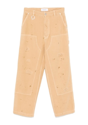 Études Studio distressed trousers - Brown