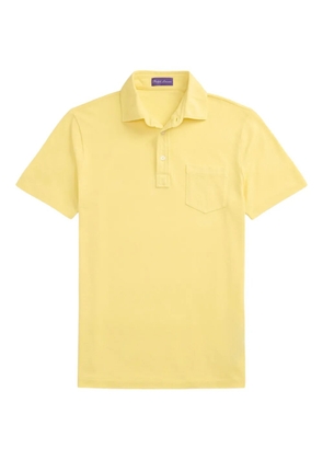 Ralph Lauren Purple Label pocket-detail polo shirt - Yellow