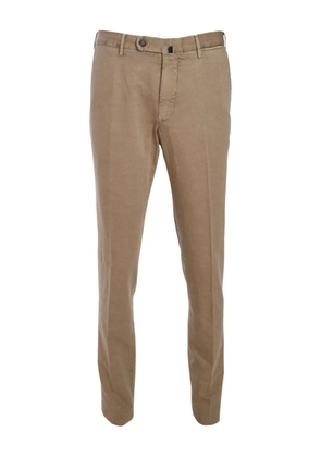 slowear logo-patch trousers - Brown