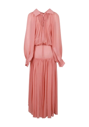 Marni peplum-waist midi dress - Pink