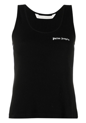 Palm Angels logo-print tank top - Black