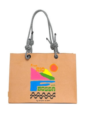 Brigitte Rio beach bag - Neutrals