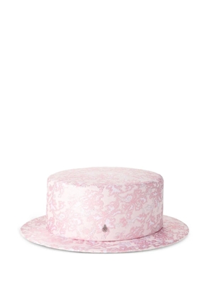 Maison Michel jacquard hat - Pink