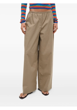 STAUD Bonfire elasticated-waistband trousers - Brown