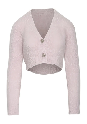 Marni button-fastening cropped cardigan - Pink