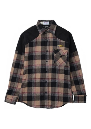 Phipps check-print shirt - Brown