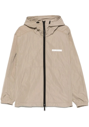 DSQUARED2 hooded jacket - Neutrals