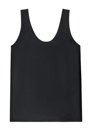 Another Tomorrow silk tank top - Black