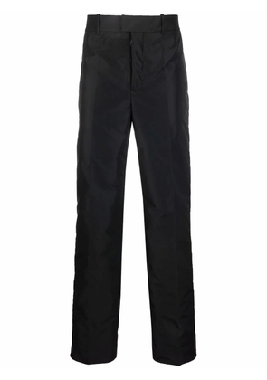 Off-White padded straight-leg trousers - Black