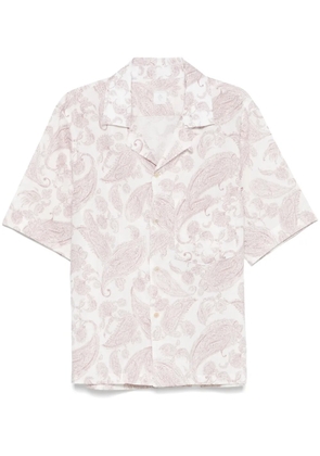 Eleventy paisley-print shirt - White