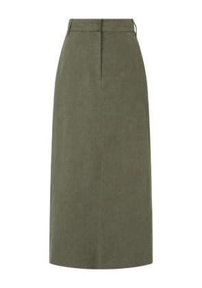 TOMBOY high-waisted midi skirt - Green