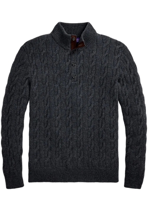 Ralph Lauren Purple Label cable-knit sweater - Grey
