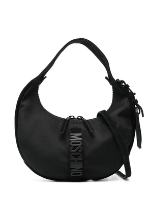 Moschino suede shoulder bag - Black