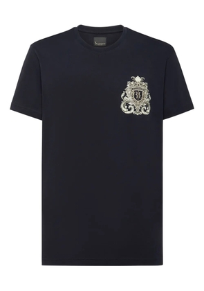 Billionaire crest-print T-shirt - Blue