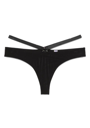 Maison Close Fatale tanga bikini bottom - Black