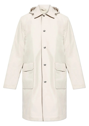 Eleventy hooded trench coat - Neutrals