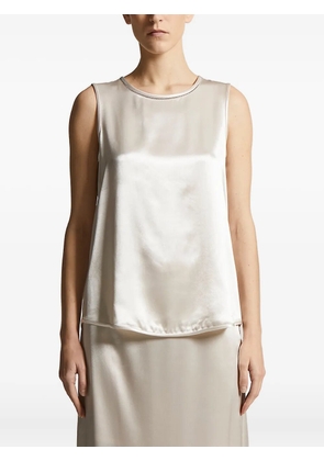 Peserico embellished sleeveless top - White