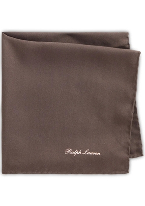 Ralph Lauren Purple Label silk pocket square - Brown