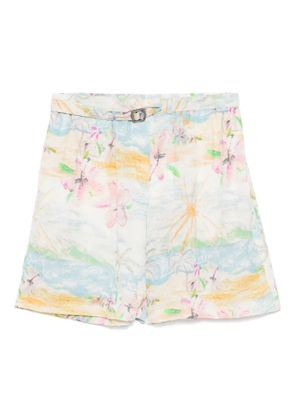 Christopher Esber crimped Bahia shorts - Neutrals