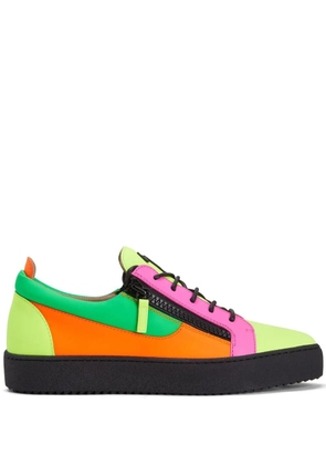 Giuseppe Zanotti Frankie colourblock low-top sneakers - Multicolour