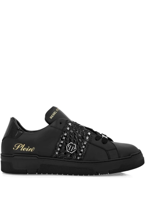 Philipp Plein stud-embellished low sneakers - Black