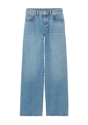 Claudie Pierlot wide-leg washed jeans - Blue