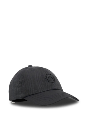 Marine Serre moiré logo baseball cap - Black