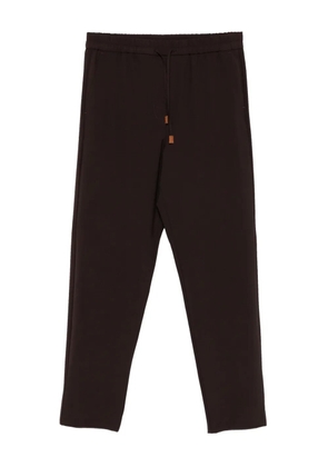 Marella drawstring-waist trousers - Brown