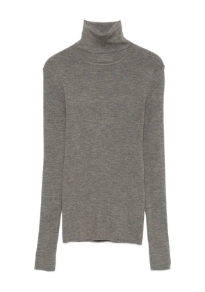 P.A.R.O.S.H. high-neck ribbed jumper - Grey