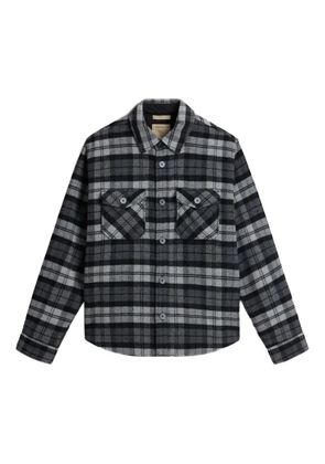Woolrich check wool shirt - Black