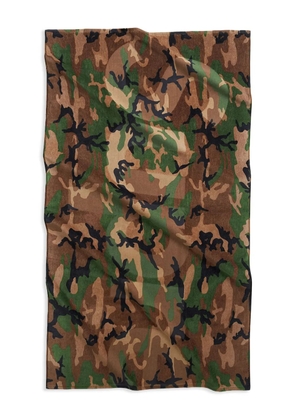 Supreme Tonal Logo 'SS24 - Woodland Camo' towel - Brown