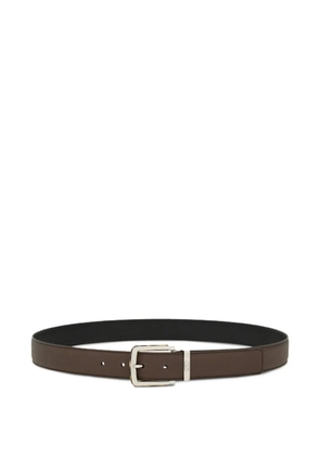 Ferragamo reversible leather belt - Black