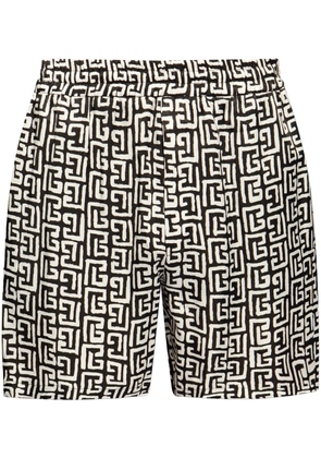 Balmain 4G-print deck shorts - Black